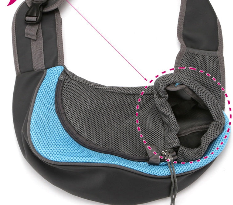 Portable Pet Backpack – Breathable Travel Carrier for Cats & Small Dogs, Lightweight Polyester Design (S | L)