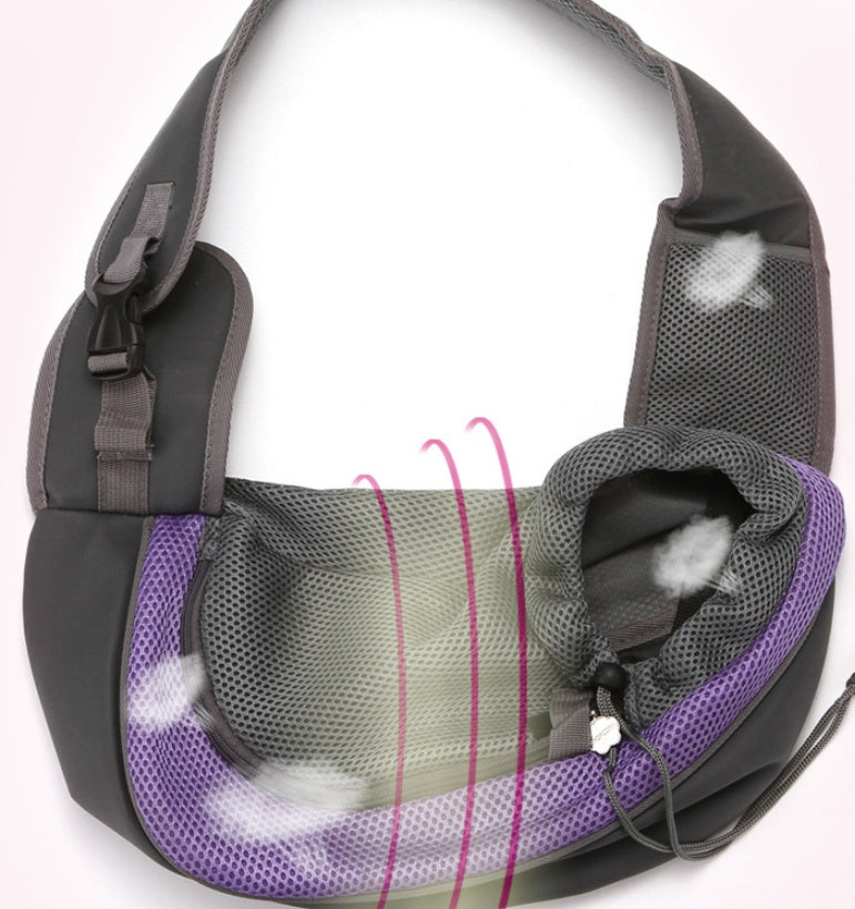 Portable Pet Backpack – Breathable Travel Carrier for Cats & Small Dogs, Lightweight Polyester Design (S | L)