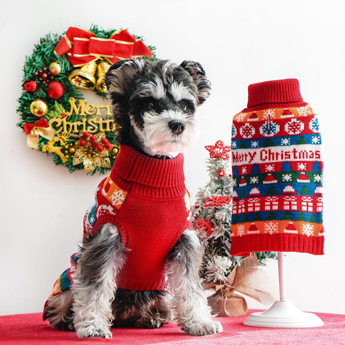 Pet Dog Christmas Turtleneck Sweater Main image