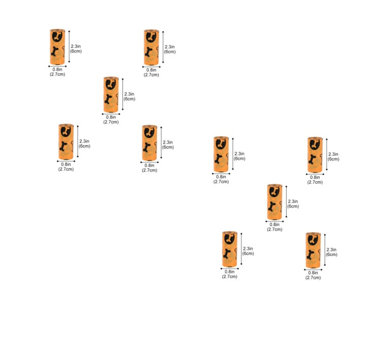 Biodegradable Dog Poop Bags with Dispenser – Eco-Friendly EPI+HDPE Waste Bags, Leak-Proof Continuous Roll Design (Multiple Pack Options)