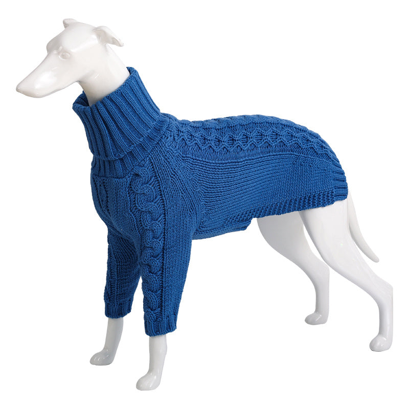 Winter Solid High Collar Dog Sweater Pet Products Secondary image