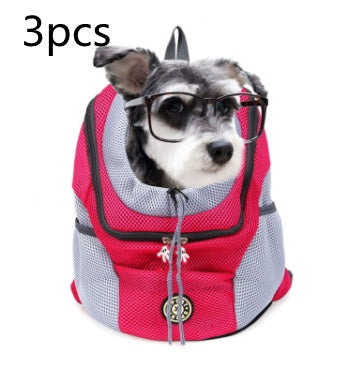 Pet Dog Carrier Backpack – Breathable Travel Backpack for Small & Medium Dogs, Comfortable Shoulder Design (S | L | XL)