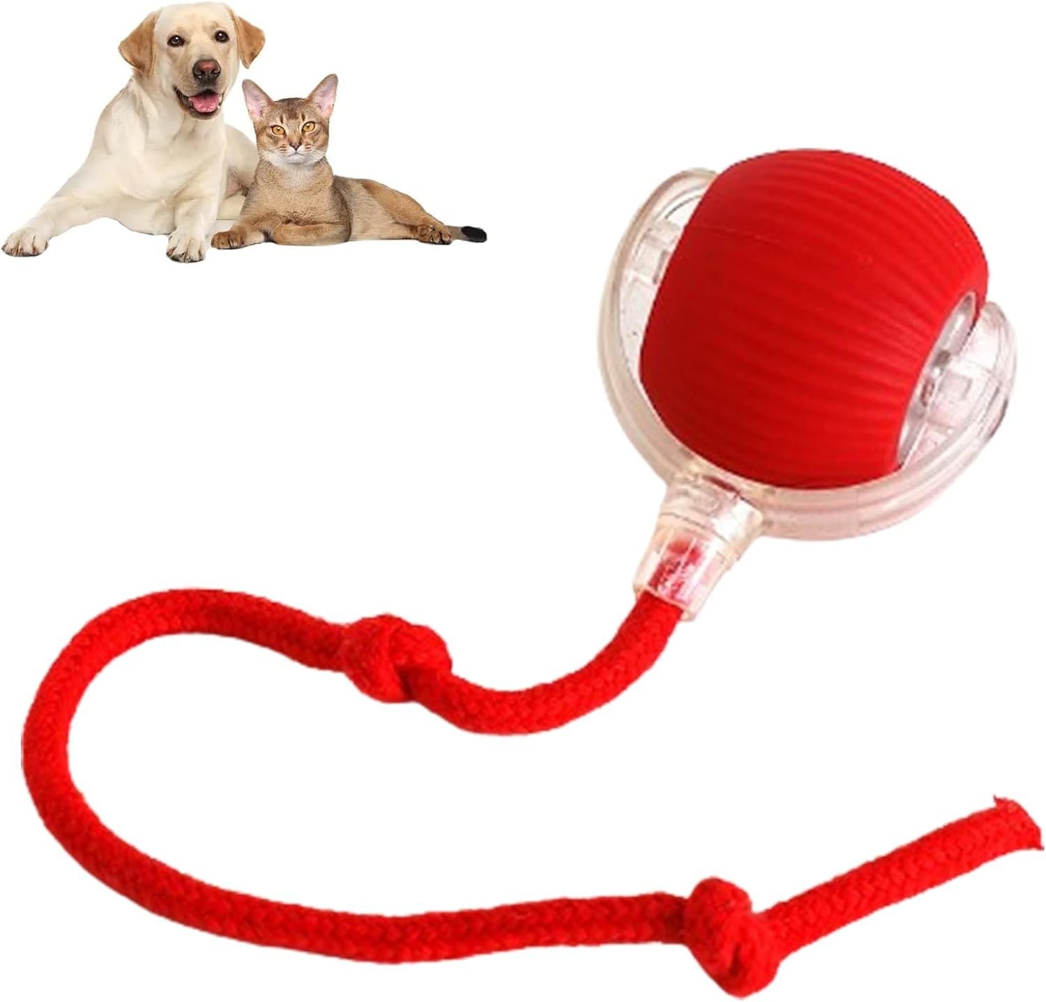 Rolling Ball Ball For Dogs Doggie Ball Interactive Dog Smart Ball Toy Interactive Cat Ball Toy 360  Smart Automatic Rolling Pet Ball Main image