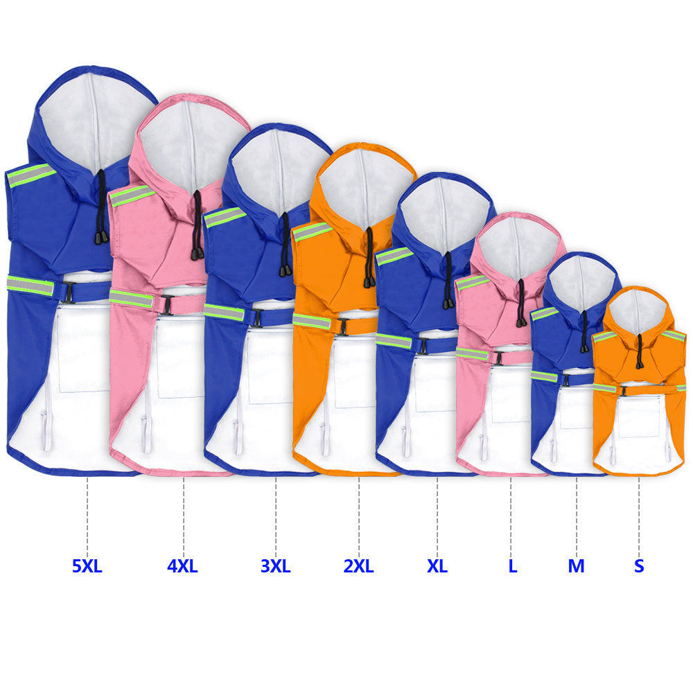 Waterproof Reflective Dog Raincoat Secondary image