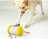 Funny Dog Treat Leaking Toy With Wheel Interactive Toy For D