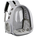 Cat And Dog Space Bag With A Large Backpack On The Chest