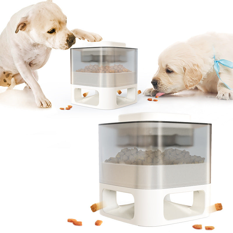 Dog Food Feeder Pet Accessories Cat Feeder Catapult Educational Dog Toys Pet Supplies Food Dispenser Just One Snap Comes Food Secondary image