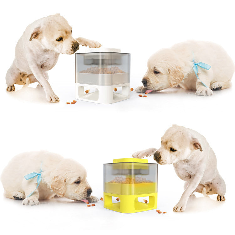 Dog Food Feeder Pet Accessories Cat Feeder Catapult Educational Dog Toys Pet Supplies Food Dispenser Just One Snap Comes Food Main image