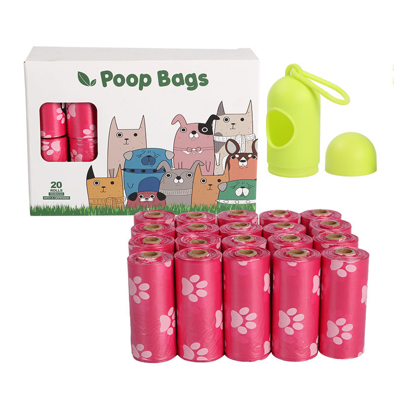 Biodegradable Dog Poop Bags with Dispenser – Eco-Friendly EPI+HDPE Waste Bags, Leak-Proof Continuous Roll Design (Multiple Pack Options)
