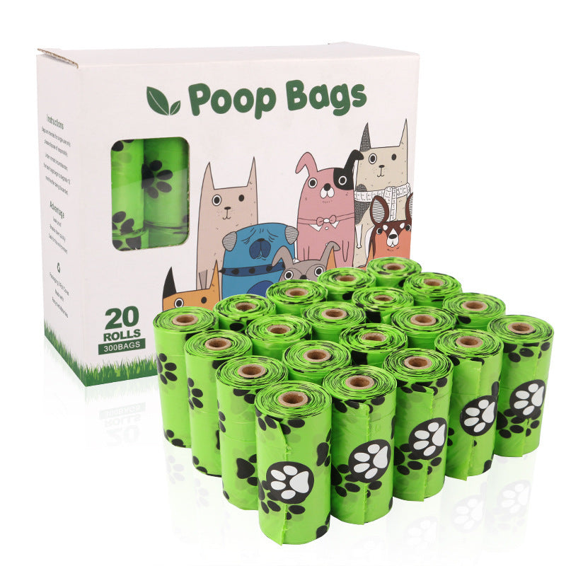 Biodegradable Dog Poop Bags with Dispenser – Eco-Friendly EPI+HDPE Waste Bags, Leak-Proof Continuous Roll Design (Multiple Pack Options)
