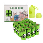 Biodegradable Dog Poop Bags with Dispenser – Eco-Friendly EPI+HDPE Waste Bags, Leak-Proof Continuous Roll Design (Multiple Pack Options)
