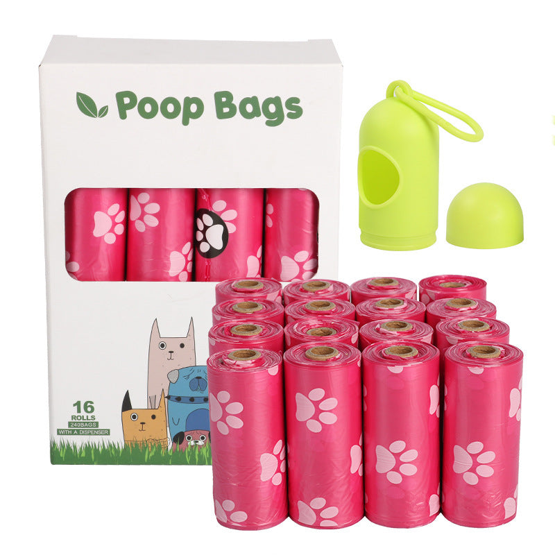 Biodegradable Dog Poop Bags with Dispenser – Eco-Friendly EPI+HDPE Waste Bags, Leak-Proof Continuous Roll Design (Multiple Pack Options)