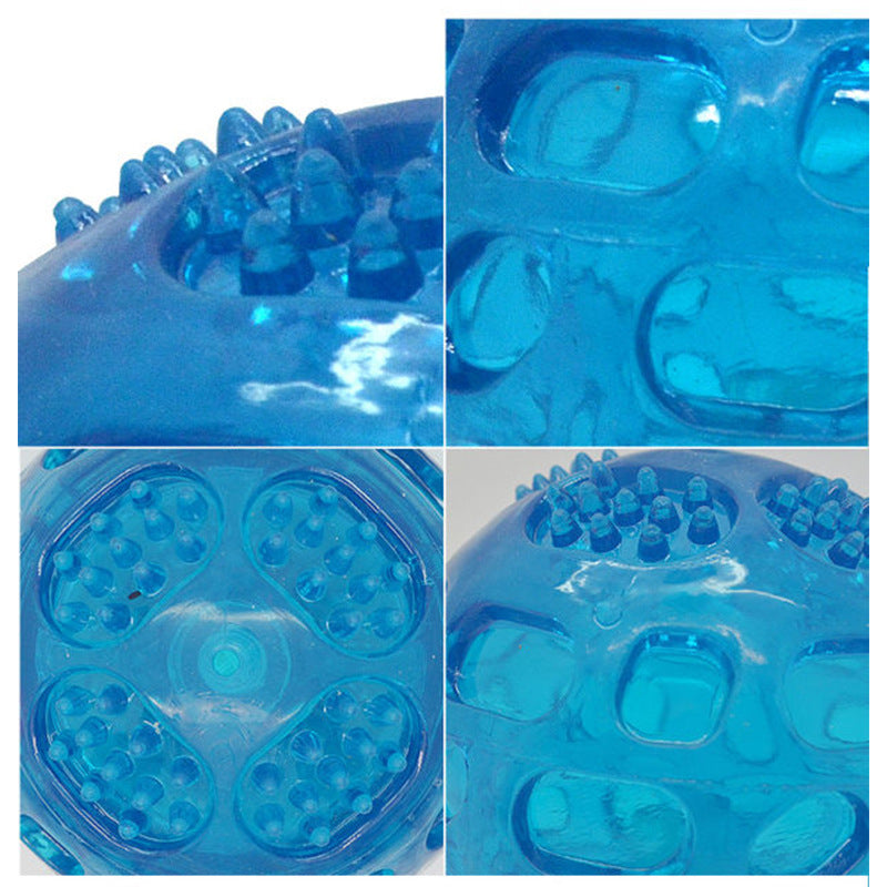 Dog Toy Ball Pet Squeak Ball Waterproof Sound Toys Rubber Teeth Clean Balls For Small Medium Large Dogs Pet Orange Blue GREEN Secondary image