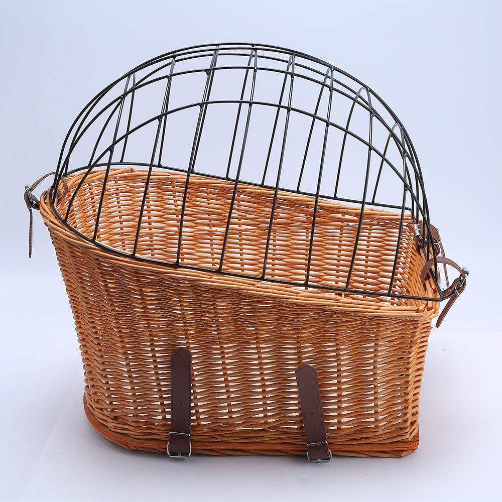 Rattan Bicycle Basket Rear Basket Pet Basket Main image