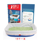 5.	Thick Drawstring Cat Litter Box Garbage Bags – Leak-Proof, Tear-Resistant LDPE Cleaning Liners (Blue)