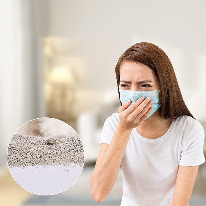 5.	Thick Drawstring Cat Litter Box Garbage Bags – Leak-Proof, Tear-Resistant LDPE Cleaning Liners (Blue)