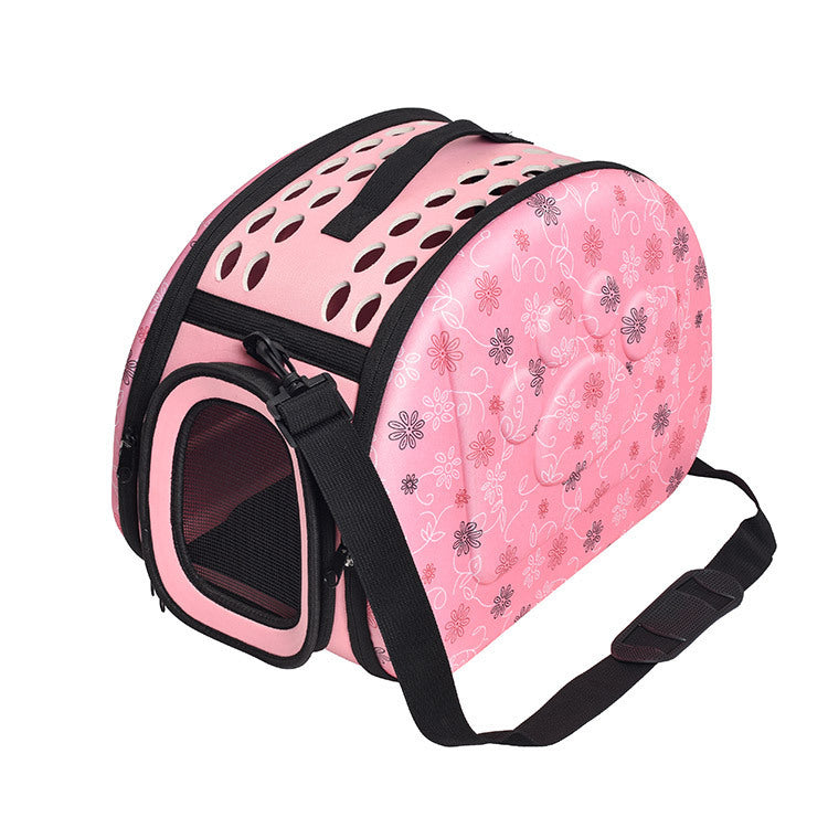 Foldable Dog & Cat Carrier Backpack – Breathable, Travel-Friendly, Stylish Pet Bag for Large Pets