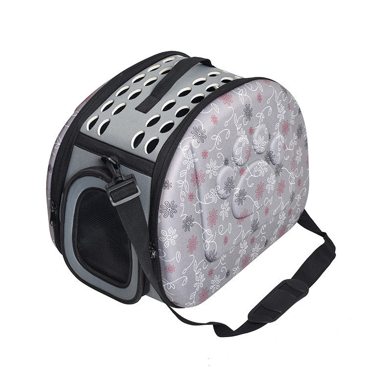 Foldable Dog & Cat Carrier Backpack – Breathable, Travel-Friendly, Stylish Pet Bag for Large Pets