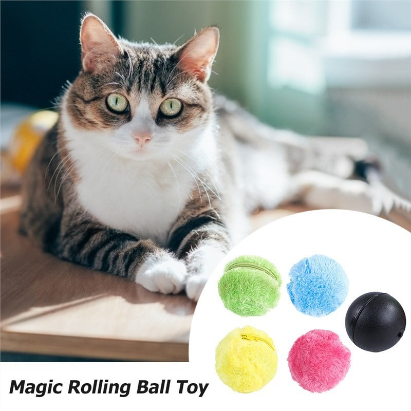 Cat Dog Teddy Interactive Relieving Stuffy Electric Pet Plush Toy Ball Main image