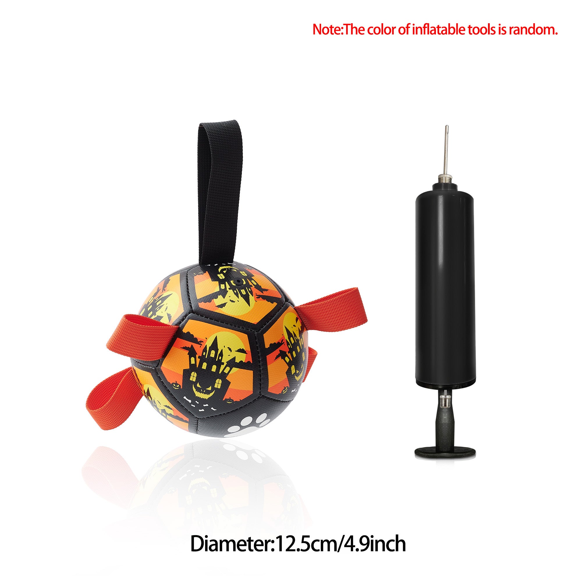 Interactive Dog Football Toy Soccer Ball Inflated Training Toy For Dogs Outdoor Border Collie Balls For Large Dogs Pet Supplies
