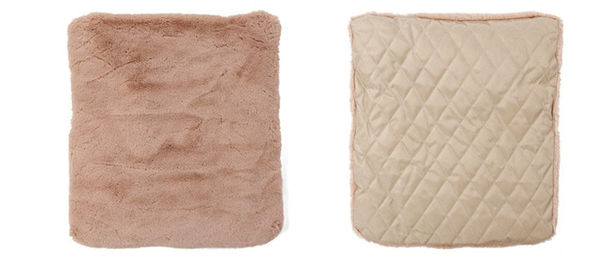 2-in-1 Pet Dog Carrier & Car Seat Pad – Foldable Waterproof Travel Bed, Multi-Purpose Dog Car Mattress (Black | Gray | Beige)