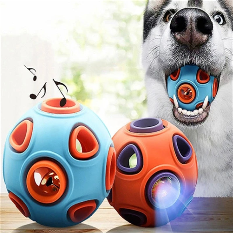 Funny Interactive LED light and Sound Chewing Ball Dog Pet Toy Main image