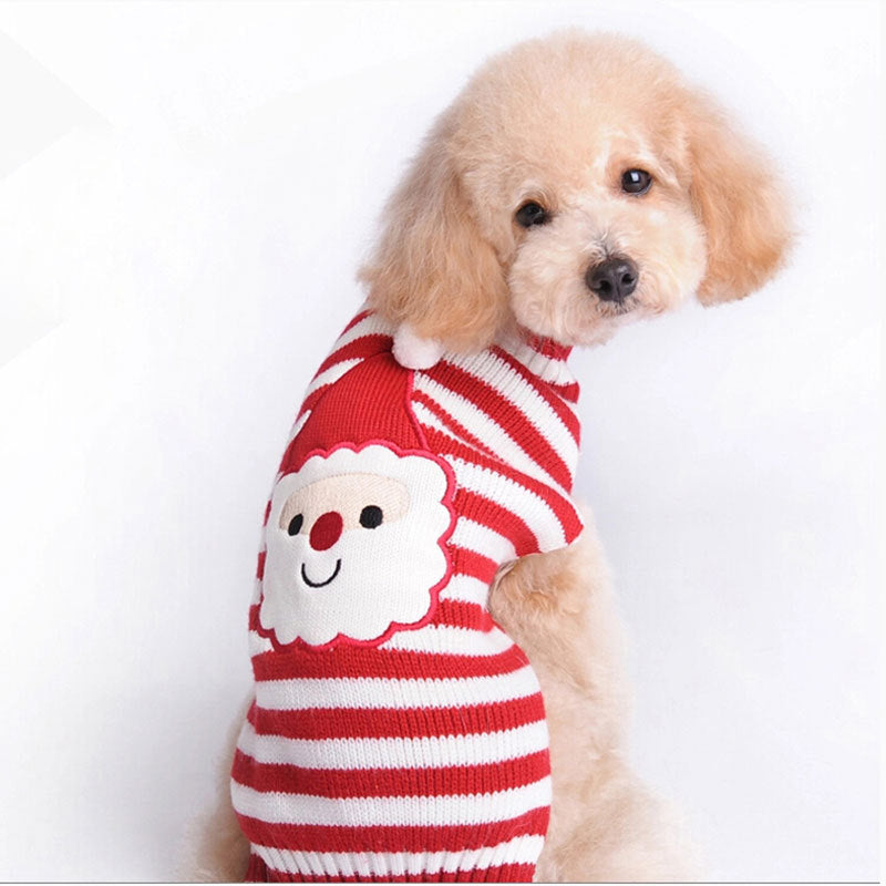 Pet dog clothes christmas pompom christmas small Main image