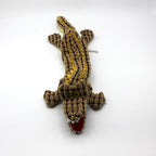 Dog chews and makes noise alligator toy