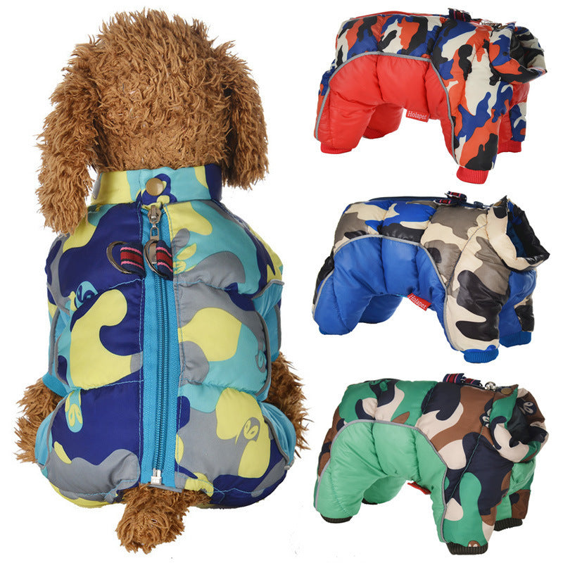 Winter Pet Dog Clothes Super Warm Jacket Thicker Cotton Coat Waterproof Small Dogs Pets Clothing For Puppy Main image