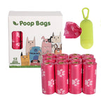 Biodegradable Dog Poop Bags with Dispenser – Eco-Friendly EPI+HDPE Waste Bags, Leak-Proof Continuous Roll Design (Multiple Pack Options)