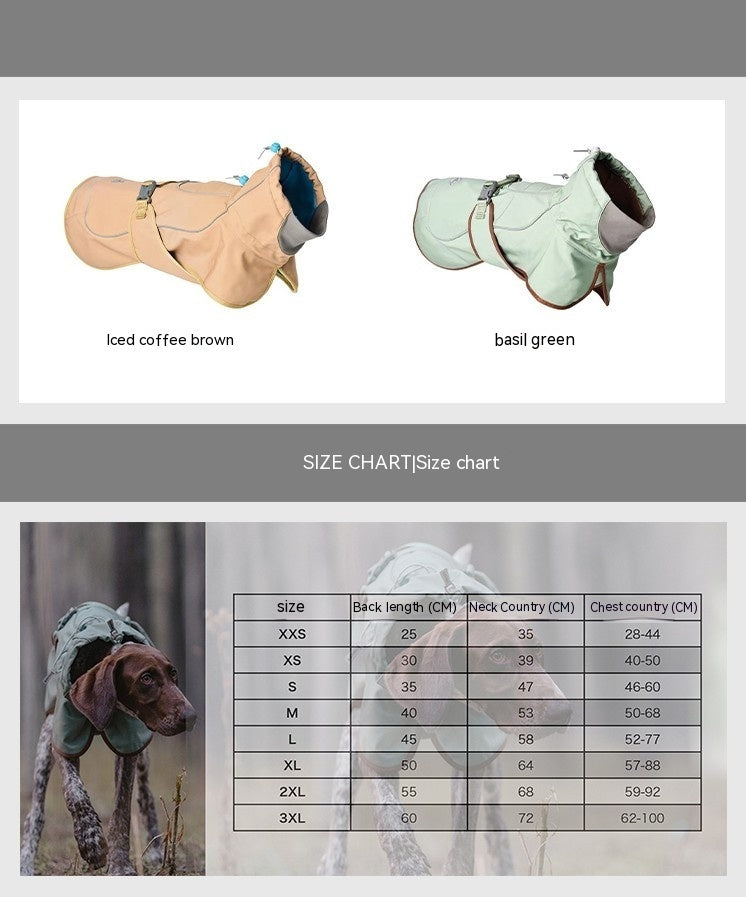 Outdoor Soft Shell Waterproof Windproof Warm Dog Soft Shell Jacket Secondary image