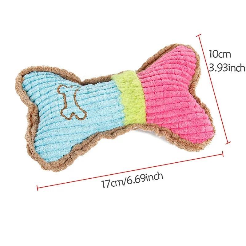Dog Squeaky Plush Chew Toy