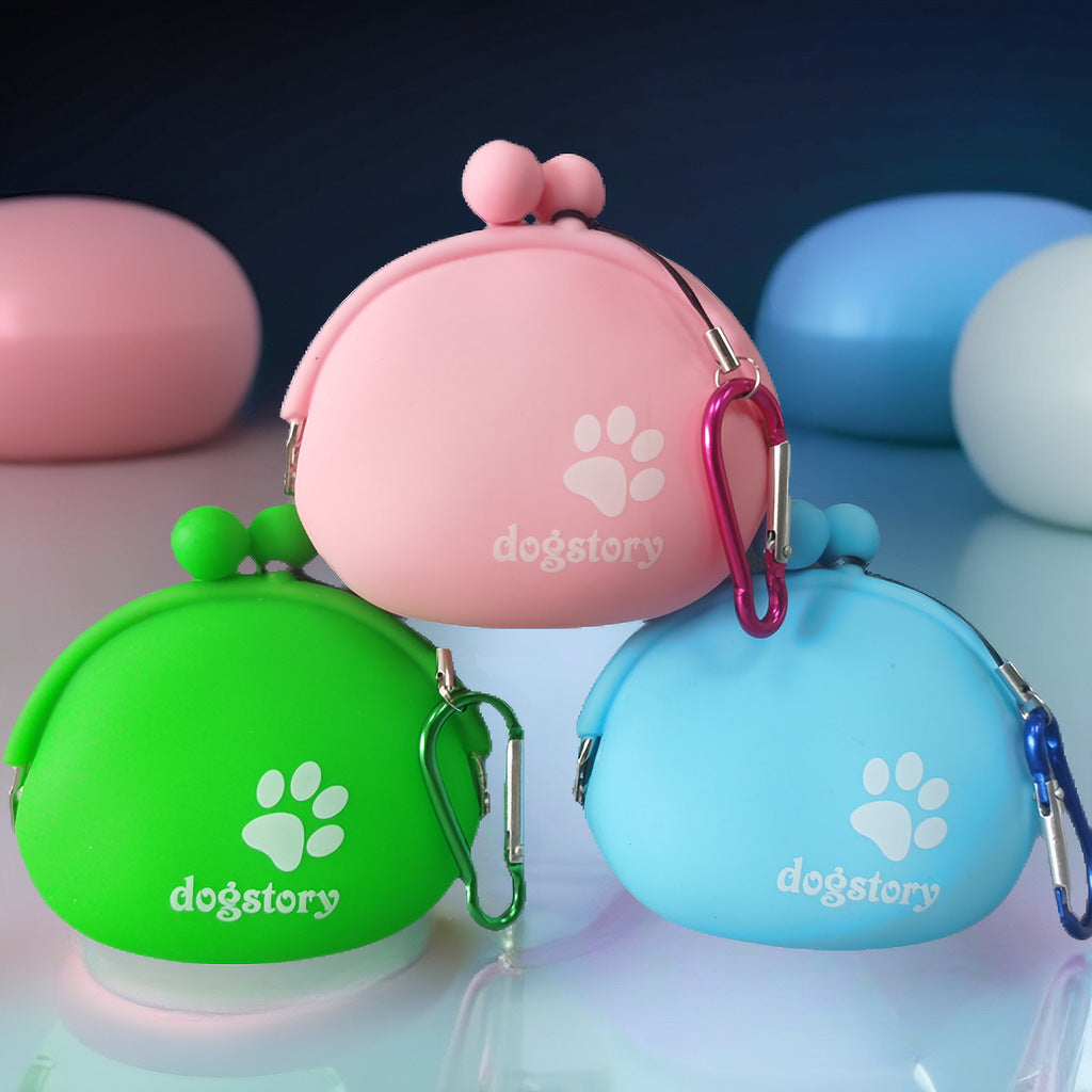Silicone Pet Snack Bag Solid Color Main image