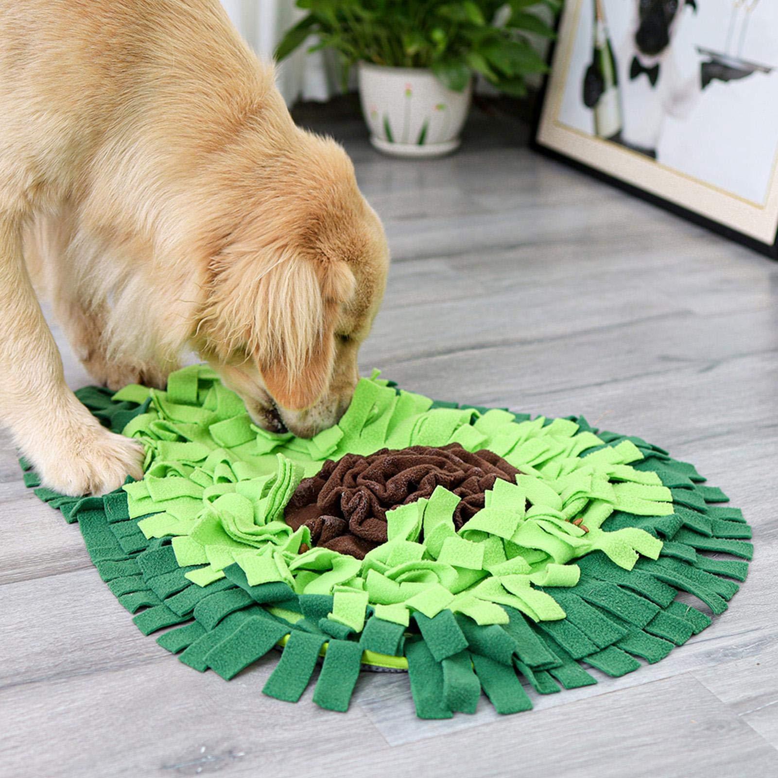 Dog Sniffing Mat Dog Puzzle Toy Pet Snack Feeding Mat Boring Interactive Game Training Blanket Snuffle Feeding Training Mat Main image