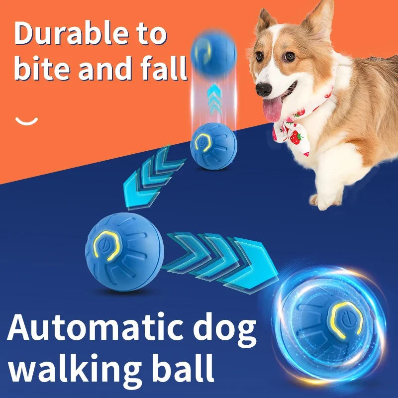 Smart Dog Toy Ball Electronic Interactive Pet Toy Moving Ball USB Automatic Moving Bouncing For Puppy Birthday Gift Cat Product Main image