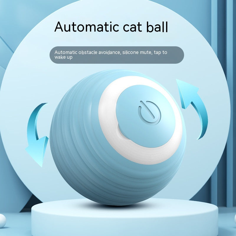 Automatic Moving Bouncing Rolling Ball Smart Cat Toy Ball Se Secondary image