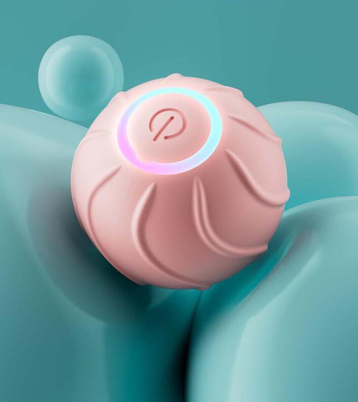 Smart Cat Toys Rolling Ball Pet Cat Owner Interactive Pets Toys Automatic Bouncing Ball USB Self Hi Teasing Kittens Jumping Ball Secondary image