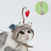 New Head Wearing Feather Funny Cat Stick Funny Cat