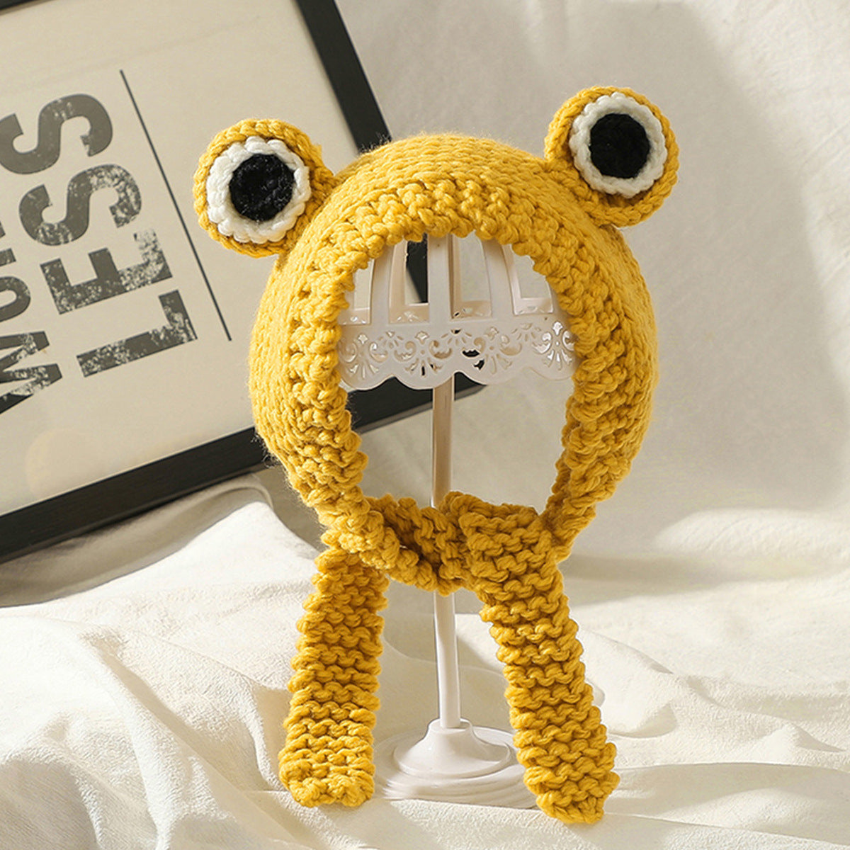 Dog Hand Knitted Wool HatDog Hand Knitted Wool Hat Secondary image