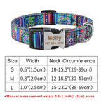 Adjustable Nylon Custom Dog Collar Free Engraved Name ID Tag