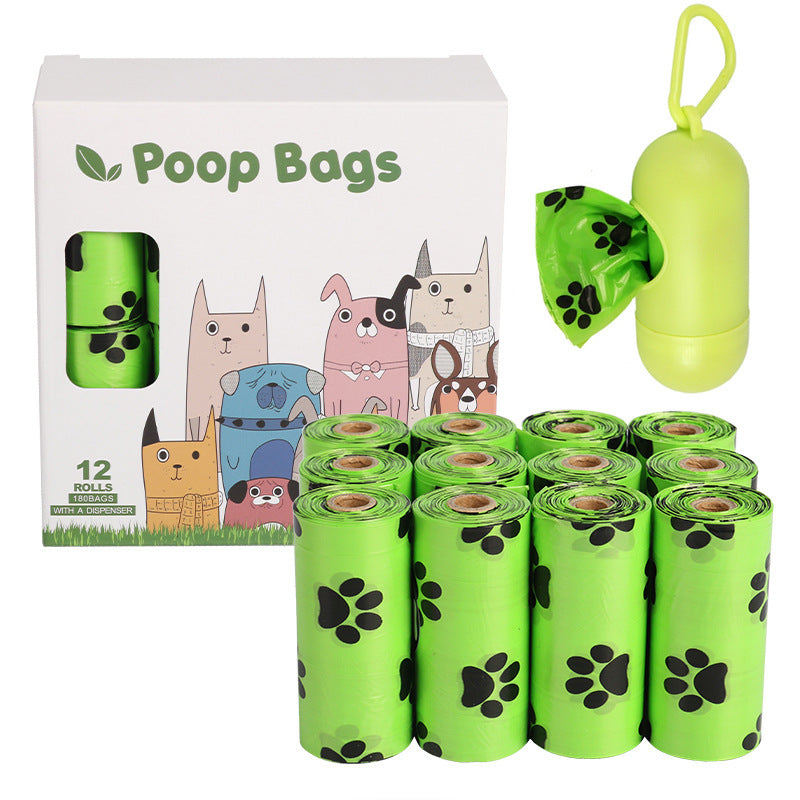 Biodegradable Dog Poop Bags with Dispenser – Eco-Friendly EPI+HDPE Waste Bags, Leak-Proof Continuous Roll Design (Multiple Pack Options)