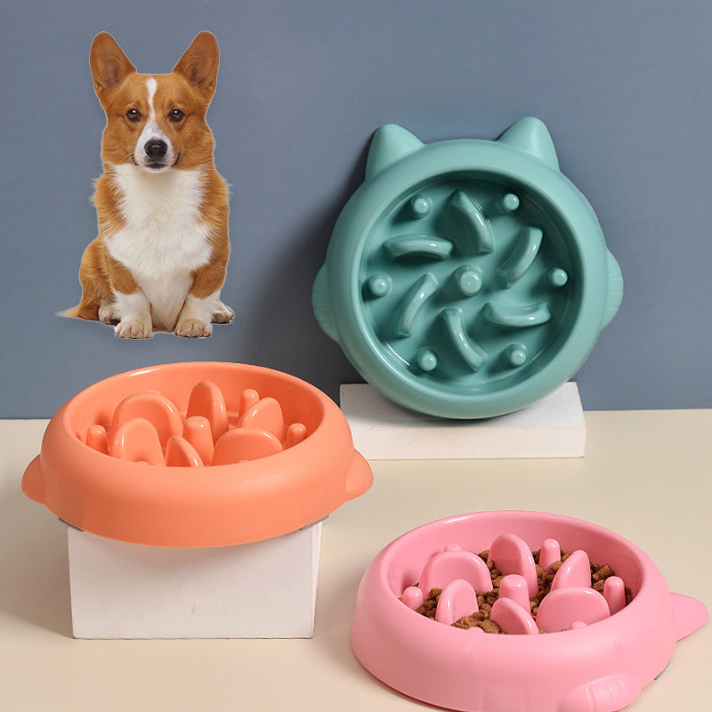 Pet Dog Cat Slow Feeder Bowls Main image