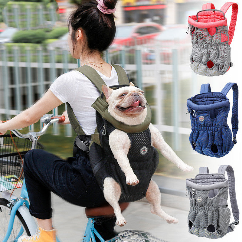 Pet Carrier Backpack Outdoor Travel Mesh Breathable Shoulder Bags Main image