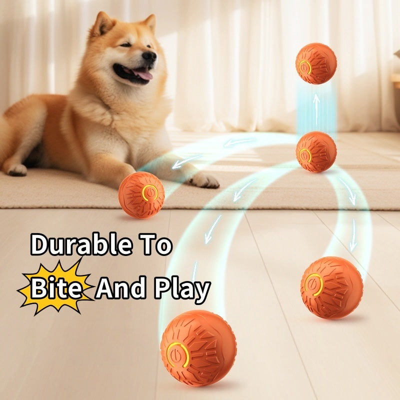 Pets Electric Jumping Ball Automatic Dog-teasing Luminous Pet Products Pets Dogs Training Products Ball Toys For Dogs Resistance Main image