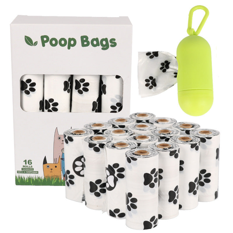 Biodegradable Dog Poop Bags with Dispenser – Eco-Friendly EPI+HDPE Waste Bags, Leak-Proof Continuous Roll Design (Multiple Pack Options)