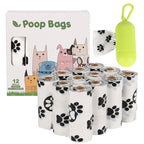 Biodegradable Dog Poop Bags with Dispenser – Eco-Friendly EPI+HDPE Waste Bags, Leak-Proof Continuous Roll Design (Multiple Pack Options)