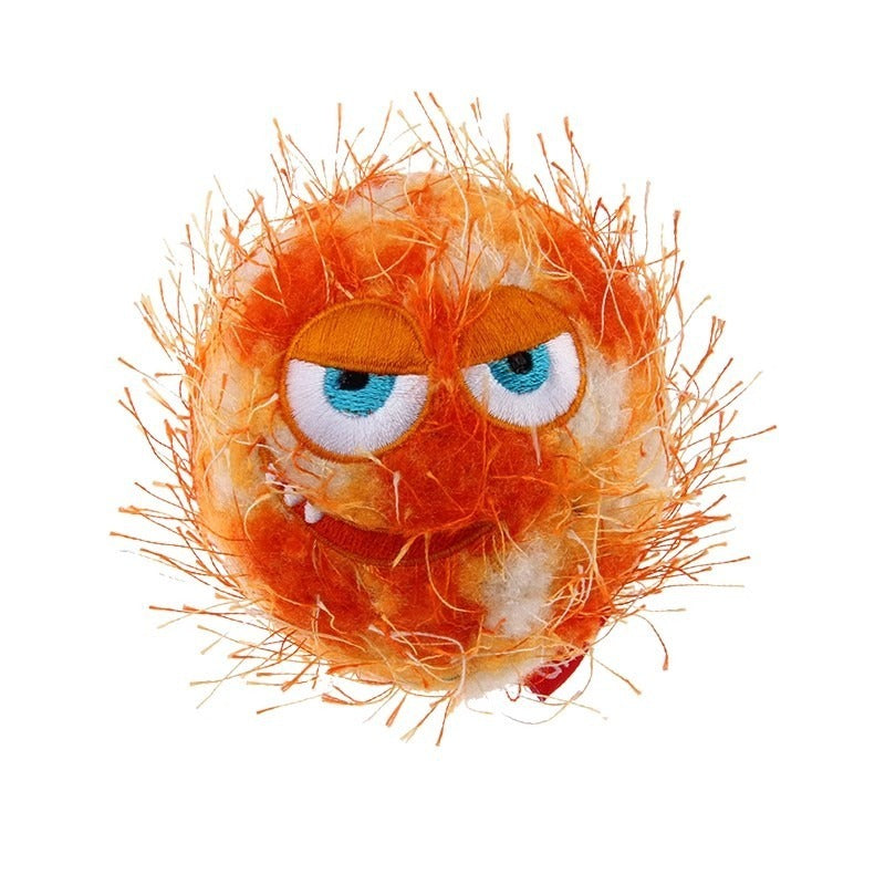 Plush Sound Molar Long Lasting Dog Toy Ball Secondary image