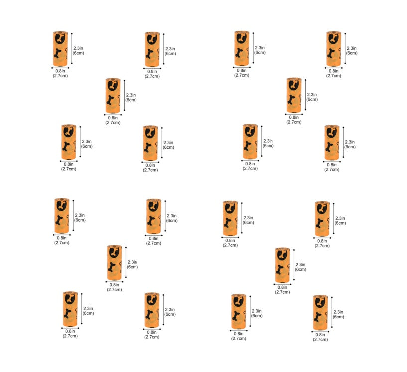 Biodegradable Dog Poop Bags with Dispenser – Eco-Friendly EPI+HDPE Waste Bags, Leak-Proof Continuous Roll Design (Multiple Pack Options)