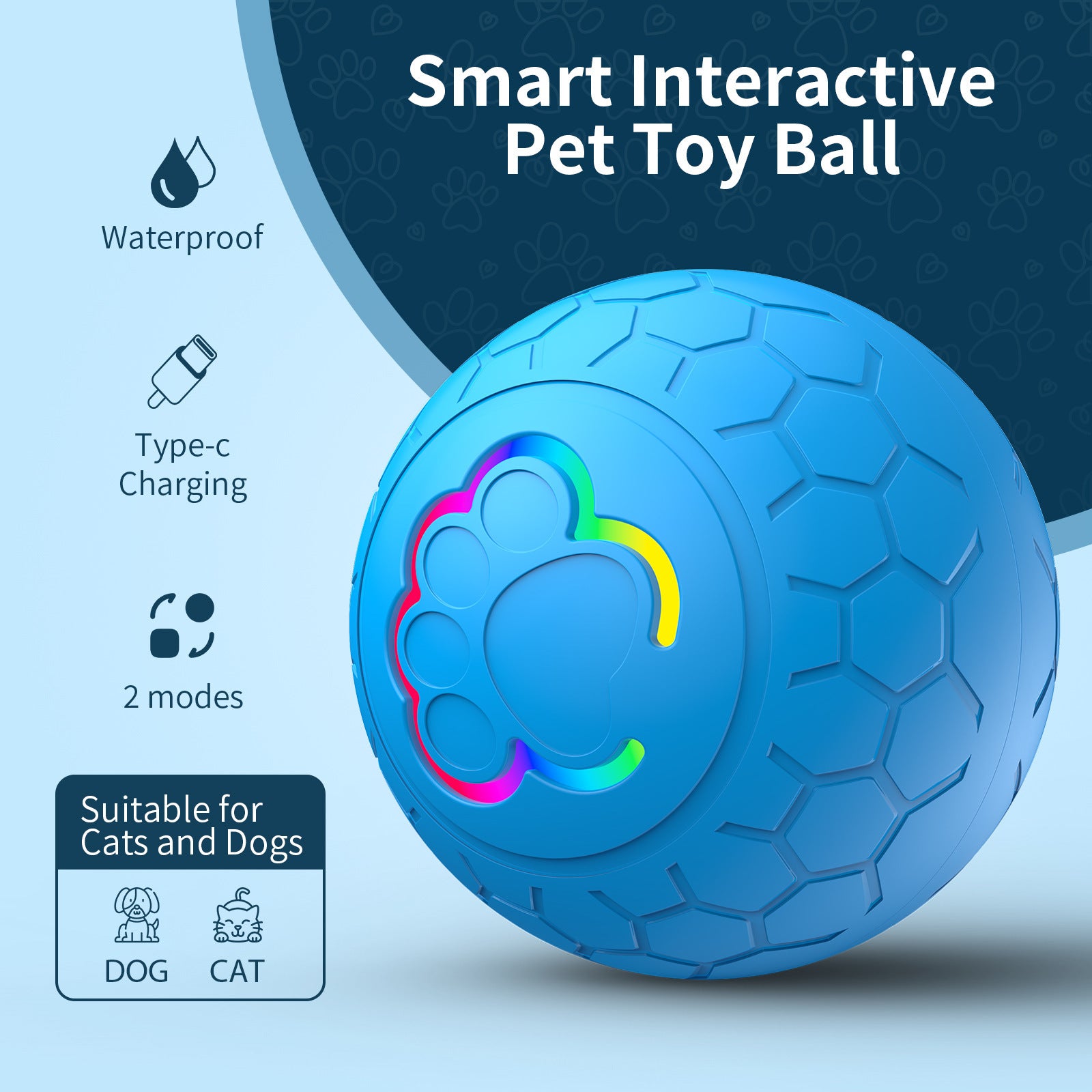 Electric Intelligent Remote Control Ball Gravity Jumping Ball Main image