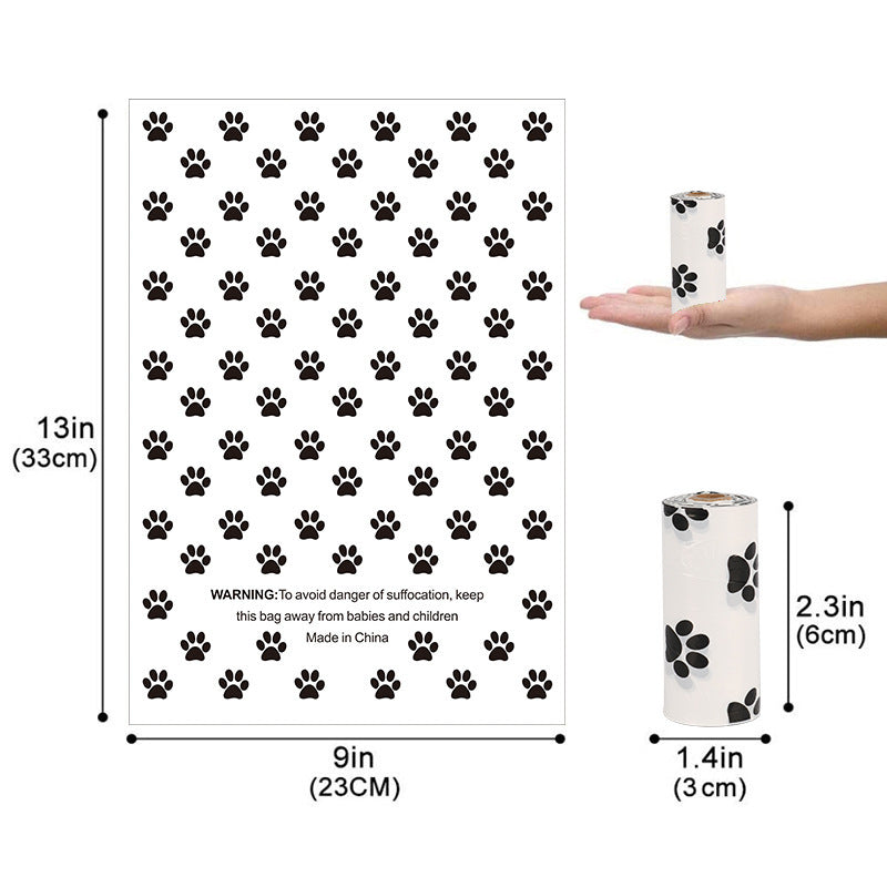Biodegradable Dog Poop Bags with Dispenser – Eco-Friendly EPI+HDPE Waste Bags, Leak-Proof Continuous Roll Design (Multiple Pack Options)